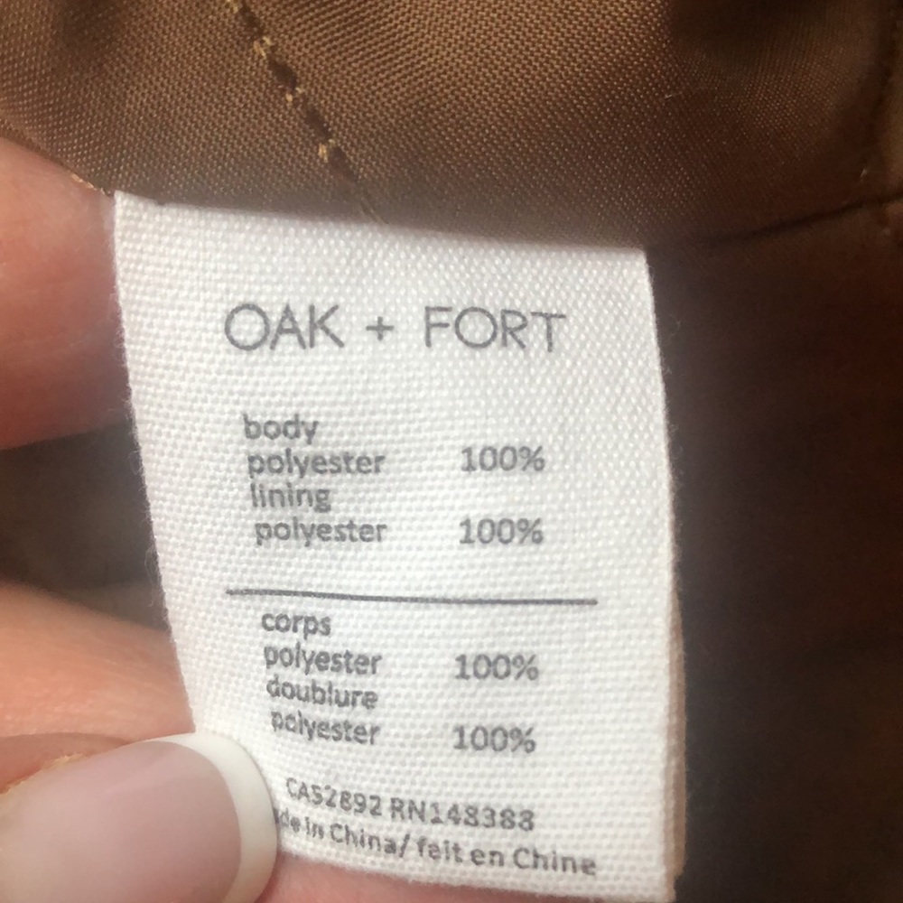 Oak + Fort Teddy Bear Style Coat - Picture 6 of 8